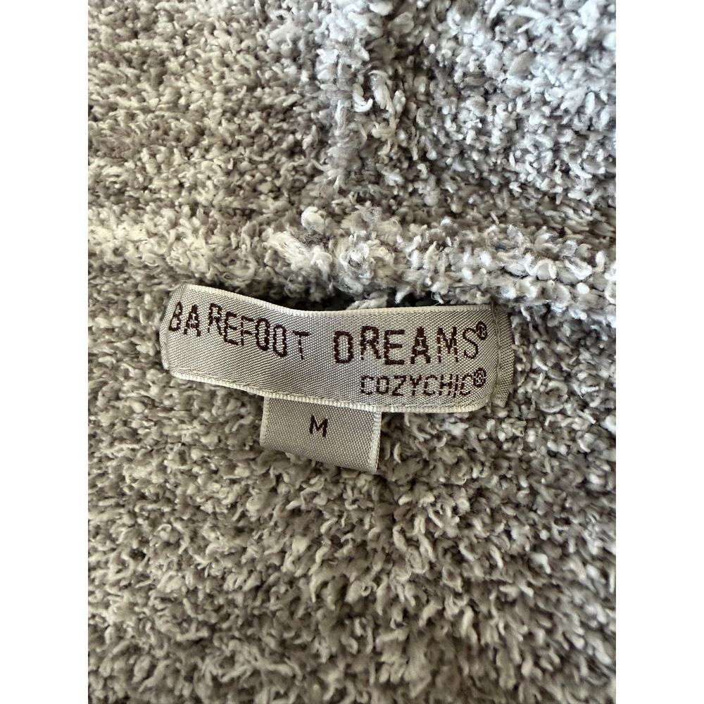 Barefoot Dreams Cozychic Hooded Long Cardigan Sweater Pockets Oversized Medium - Picture 3 of 4